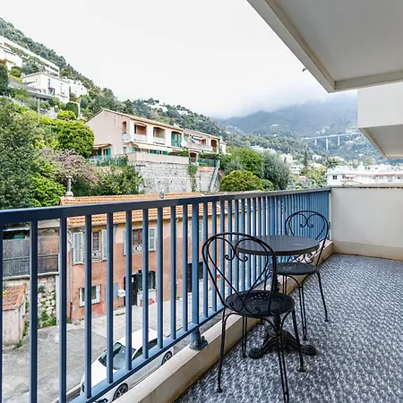 Le Soleia - Spacious 3p - Beachfront - Parking Menton