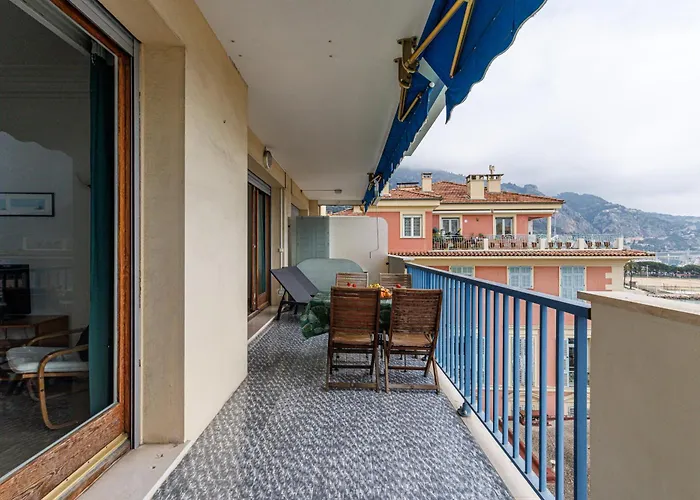 Apartamento Soleia - Spacious 3p - Beachfront - Parking Menton