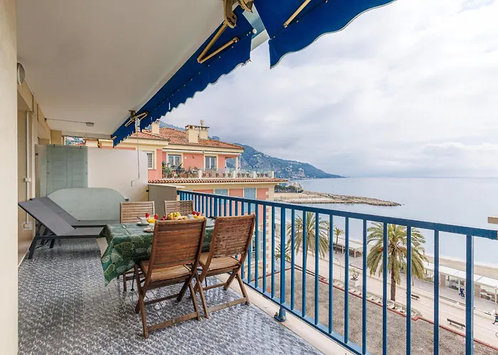 Soleia - Spacious 3p - Beachfront - Parking Διαμέρισμα *